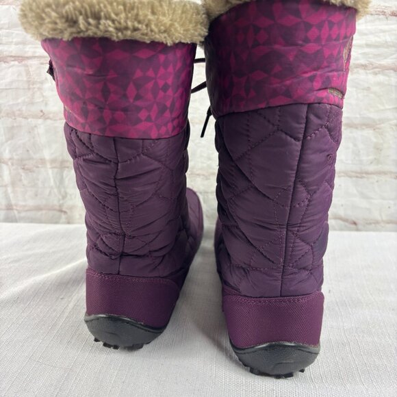 Columbia Women's 8.5 Purple Minx Mid II Insulated Waterproof Winter Snow Boots - Picture 11 of 14